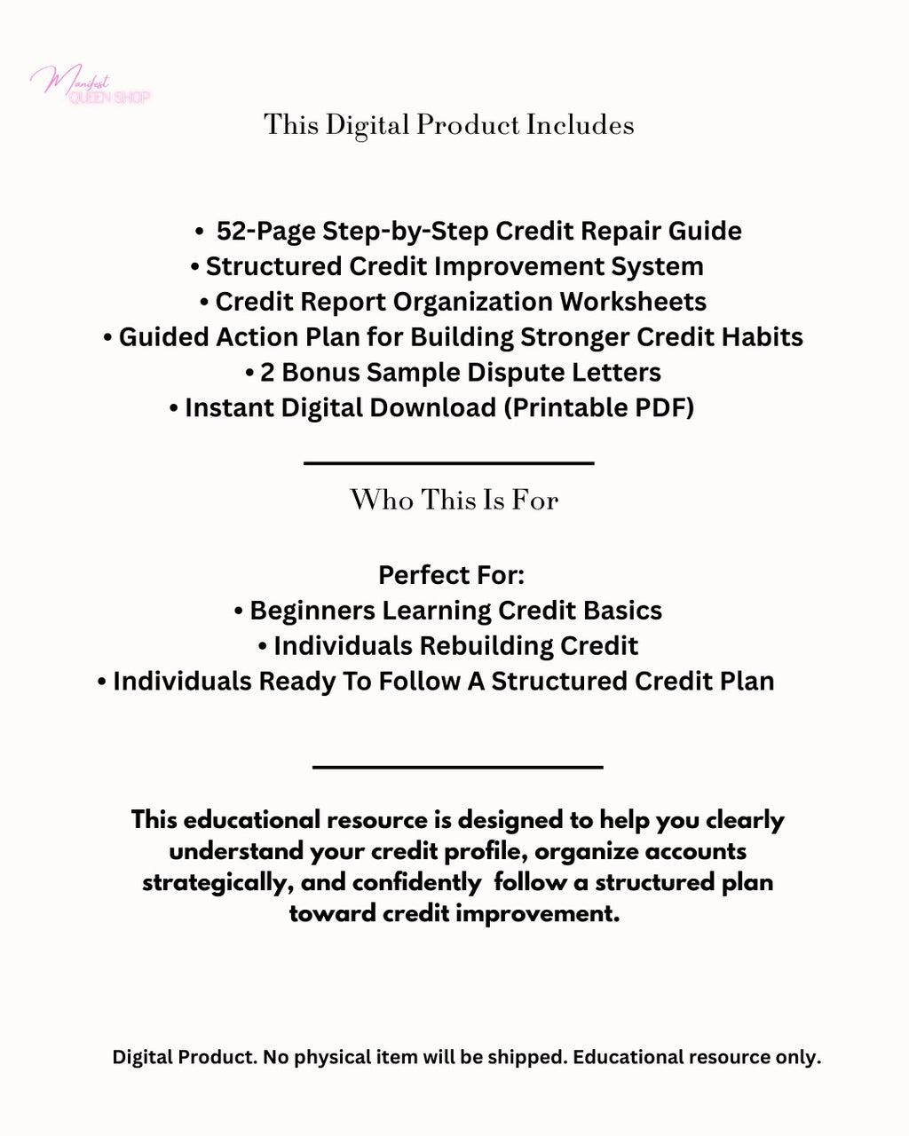 700+ Credit Score Guide for Beginners | Credit Building Checklist PDF | Step-by-Step Credit Plan | Instant Download